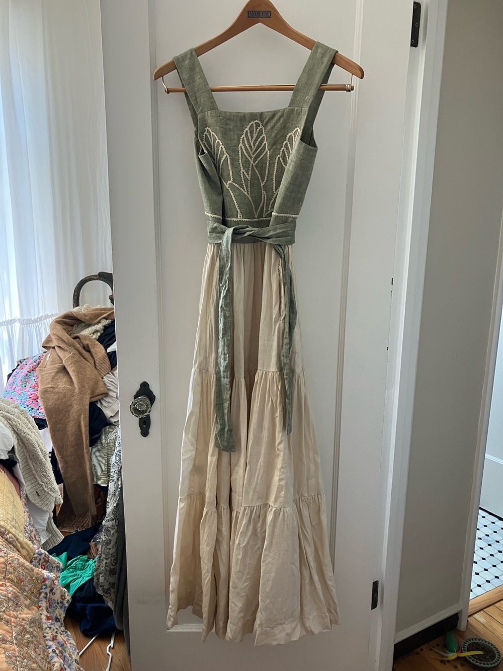 Casilda Mut linen maxi dress